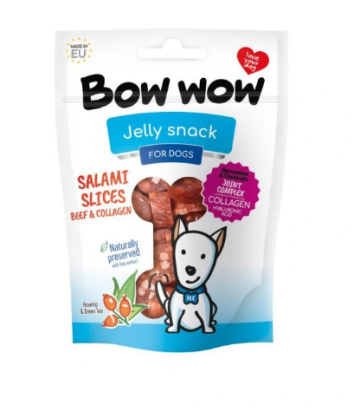 Bow Wow Salámová kolieska 80g (15ks)