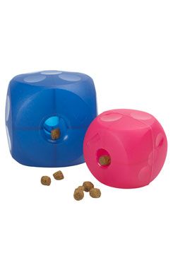 Hračka pes BUSTER Soft Mini Cube purpurová 9cm